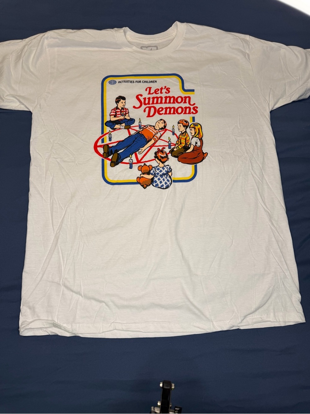Let’s Summon Demons Activities For Children T-Shirt, Size XL Joke